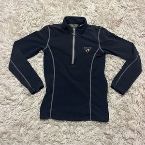 Girl’s Size 16 Navy Goode Rider Long Sleeve Horseback Riding Shirt. Good Cond.